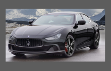 Maserati Ghibli (M157) 2013-, Bonnet & Wings Front CLEAR Paint Protection