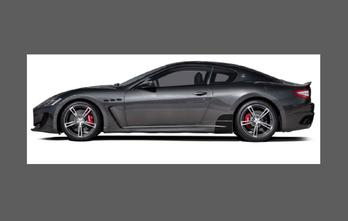 Maserati Gran Cabrio (M150) 2007- Rear QTR / Sill Skirt Arch CLEAR Shield