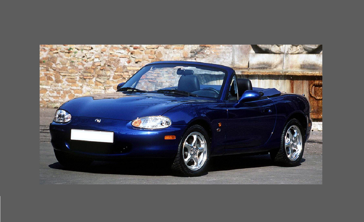 Mazda MX-5 (2nd Gen) 2001-2005, Door Mirror Caps CLEAR Paint Protection