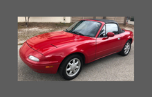 Mazda MX5 (Mk1) 1989-1999, Front Nose & Upper Bumper CLEAR Paint Protection CLASSIC