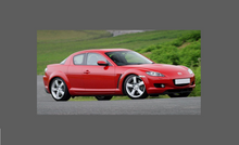 Mazda RX8 (1st Gen.) 2002-2011, Rear QTR / Wing Arch CLEAR Paint Protection