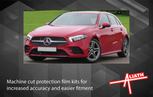 Mercedes-Benz A-Class (W177) 2018-, Rear Bumper Upper BLACK Scratch Protection