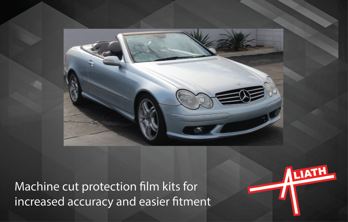 Mercedes Benz CLK (A209 / C209) 2002-2010, Headlights CLEAR Stone Protection