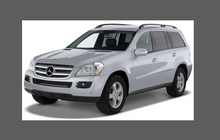Mercedes Benz GL (X164) 2007-2012, Headlights CLEAR Stone Protection