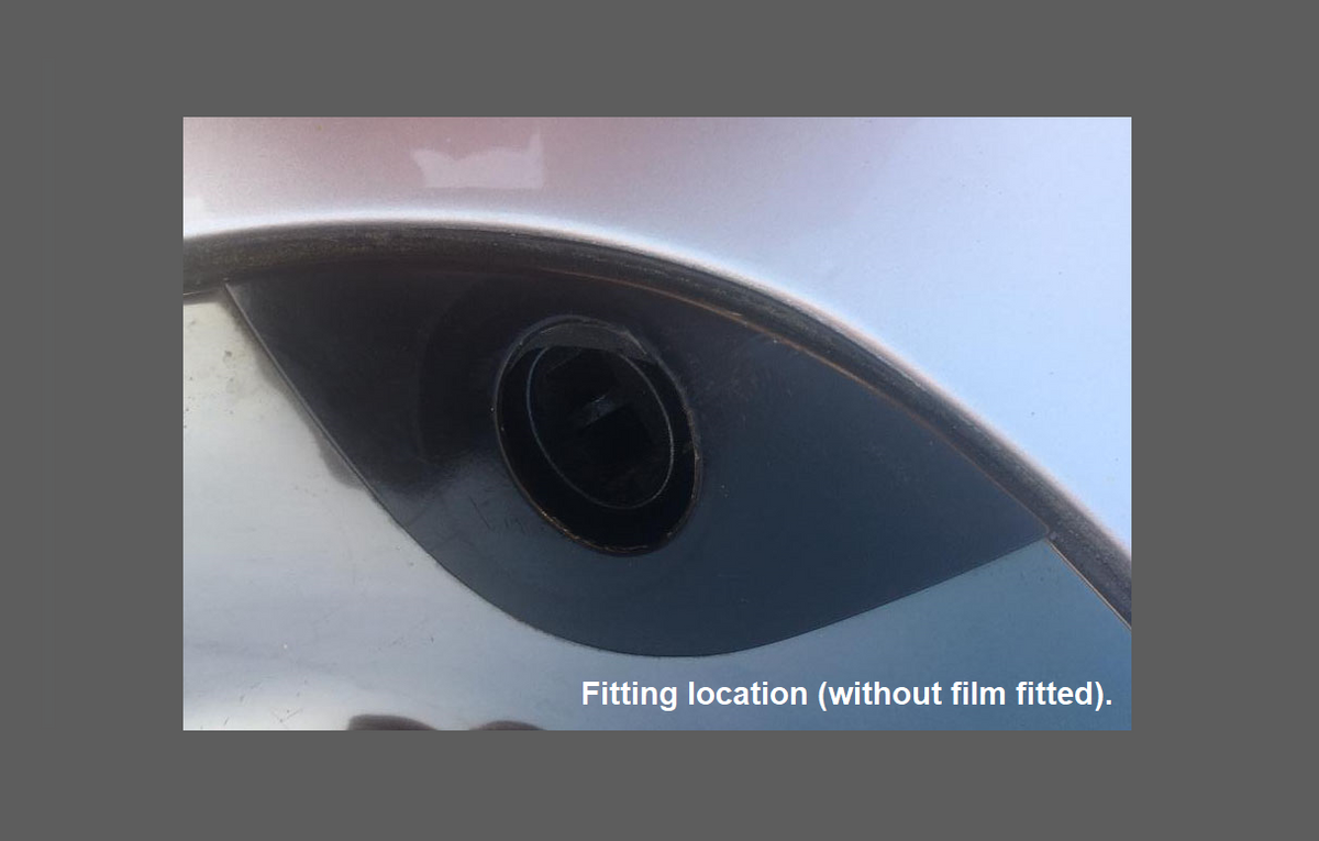 Mercedes-Benz SL Class (R129) Rear Roof Latch Cover CLEAR Scratch Protection (Classic)