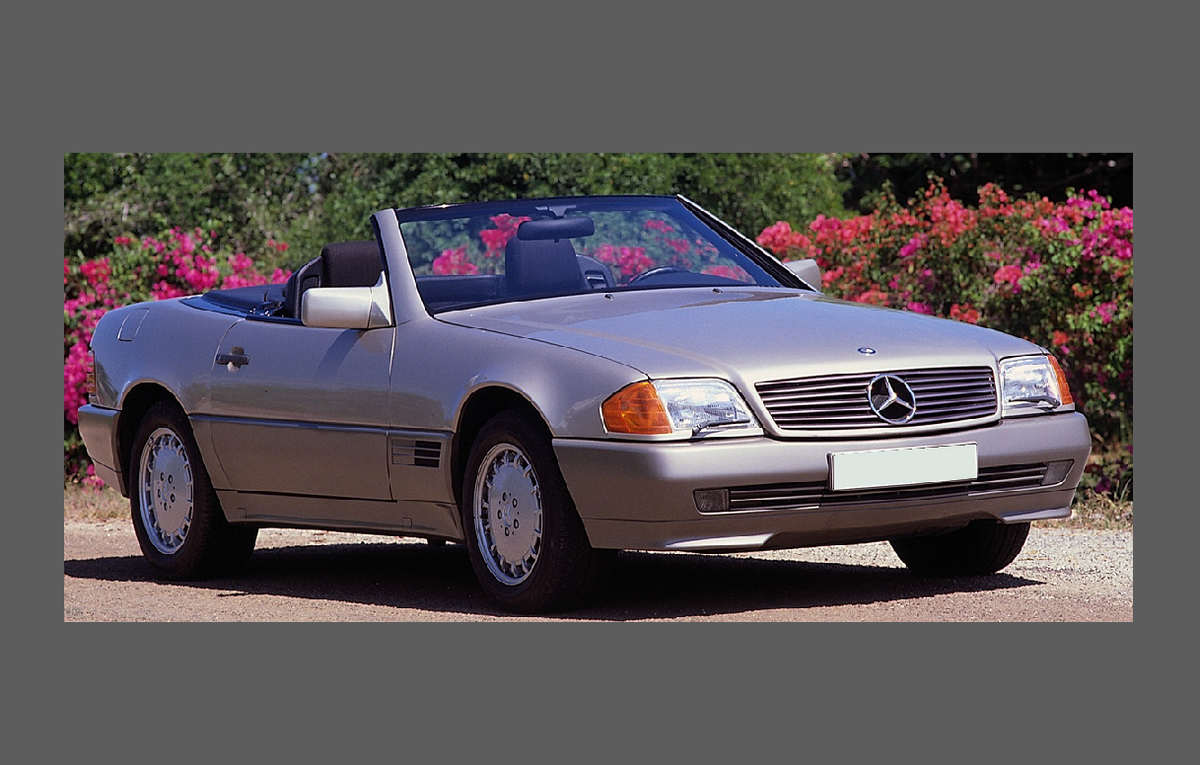 Mercedes-Benz SL Class (R129) Rear Roof Latch Cover CLEAR Scratch Protection (Classic)