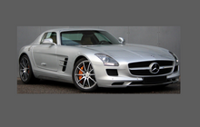Mercedes Benz SLS 2010-2015, Headlights CLEAR Stone Protection