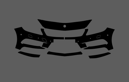 Mercedes-Benz A45 AMG (W176)13-16, Front Bumper CLEAR Paint Protection