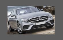 Mercedes-Benz E-Class AMG Sport (Type W213) 2016-2020, Front Bumper CLEAR Paint Protection