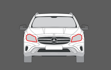 Mercedes-Benz GLA Class (X156) Headlights CLEAR Shield