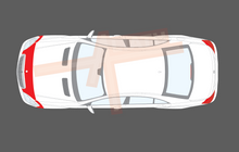 Mercedes S-Class (W221) 2006-2013, Bonnet & Wings front CLEAR Paint Protection