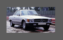 Mercedes-Benz SLC Class (C107) Headlights CLEAR Stone Protection CLASSIC