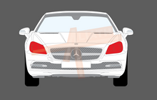 Mercedes-Benz SLK Class (R172) 2012-2015 Headlights CLEAR Paint Protection