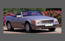 Mercedes-Benz SL Class (R129) Bonnet & Wings CLEAR Shield Set (Classic)