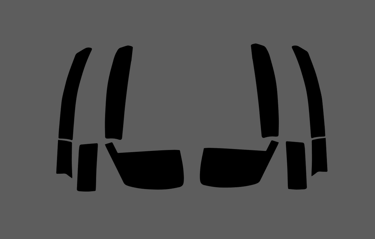 Mercedes-Benz SL Class (R129) Arch Edge CLEAR Shield Set (Classic)