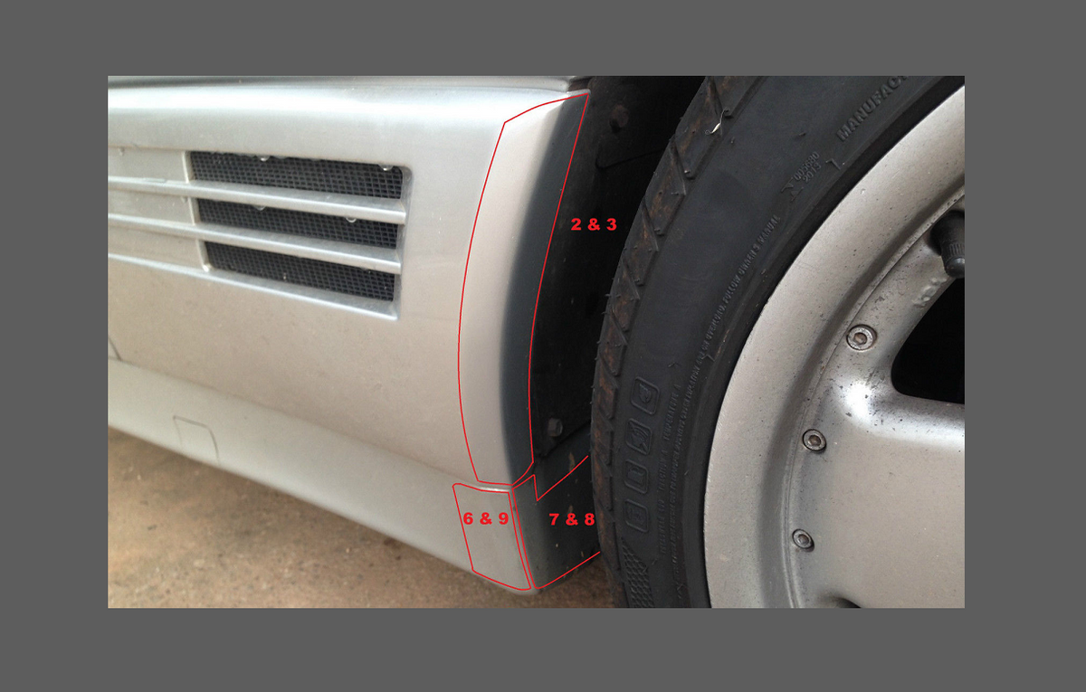 Mercedes-Benz SL Class (R129) Arch Edge CLEAR Shield Set (Classic)