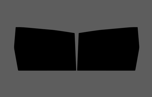 Mercedes-Benz SL Class (R129) Door Mirrors CLEAR Shield (Classic)