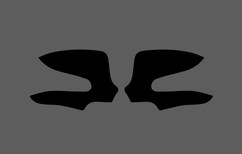 Mercedes-Benz SL Class (R230) Door Mirror Covers CLEAR Paint Protection