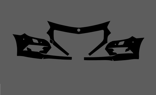 Mercedes-Benz SL Class (R231) Front Bumper CLEAR Paint Protection