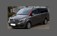 Mercedes-Benz V-CLass (W447) 2014-, A-Pillars CLEAR Paint Protection