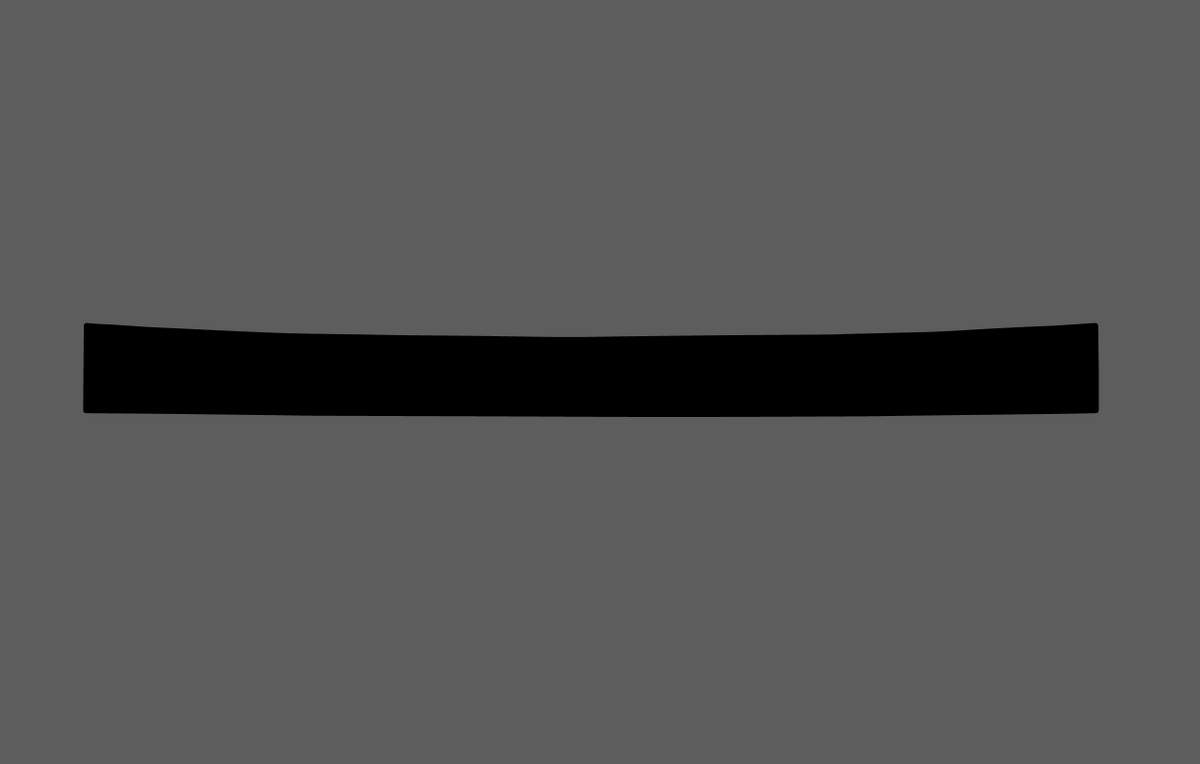 Mercedes-Benz V-CLass (W447) 2014-, Rear Bumper Upper CLEAR Scratch Protection