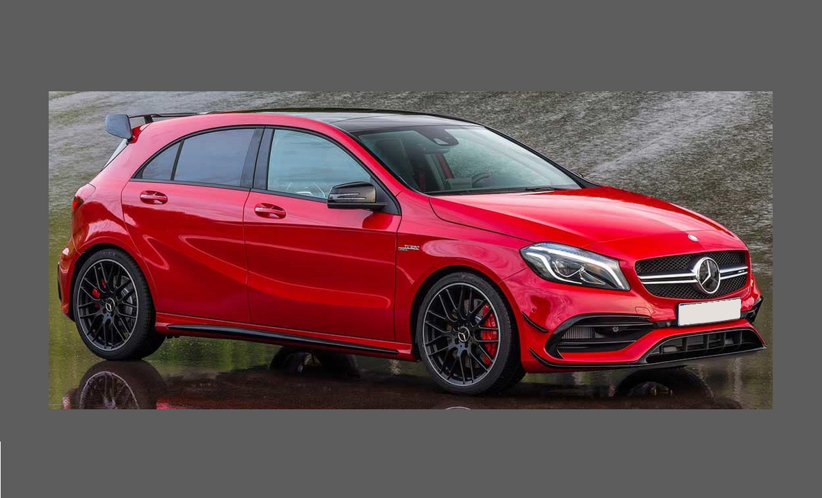 Mercedes-Benz A45 AMG Aero (W176 Facelift)16-18, Front Bumper CLEAR Paint Protection