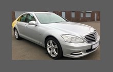 Mercedes S-Class (W221) 2006-2013, Rear Door & QTR Arches CLEAR Paint Protection