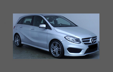 Mercedes-Benz B-Class (Type W246) 2015-2018, Headlights CLEAR Stone Protection