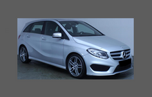 Mercedes-Benz B-Class (Type W246) 2015-2018, Bonnet & Wings CLEAR Paint Protection
