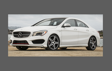 Mercedes-Benz CLA Class (W176) AMG Lower Wing, Sill & Door CLEAR Paint Protection