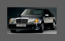 Mercedes-Benz E Class (W124) Headlights CLEAR Stone Protection CLASSIC