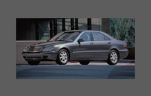 Mercedes-Benz S Class (W220) Rear Bumper Upper CLEAR Shield
