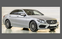 Mercedes-Benz C Class (W205) Door Mirror Covers CLEAR Paint Protection