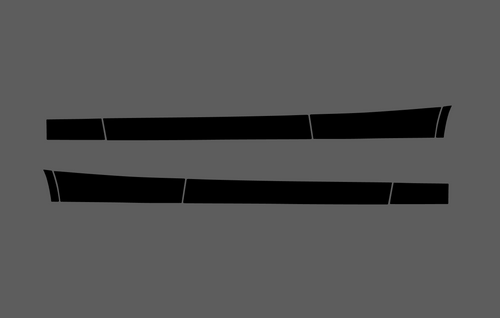 Mercedes-Benz C Class (W205) Doors Lower CLEAR Paint Protection