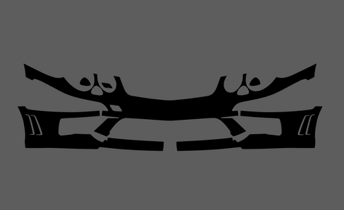 Mercedes-Benz E Class E63 AMG (W211) Front Bumper CLEAR Paint Protection