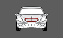 Mercedes-Benz E Class (W211) Front Grille CLEAR Paint Protection