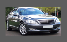 Mercedes S-Class (W221) 2006-2009, Front bumper CLEAR Paint Protection