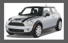 Mini Cooper S (BMW) 2007-2010, Front Bumper CLEAR Paint Protection