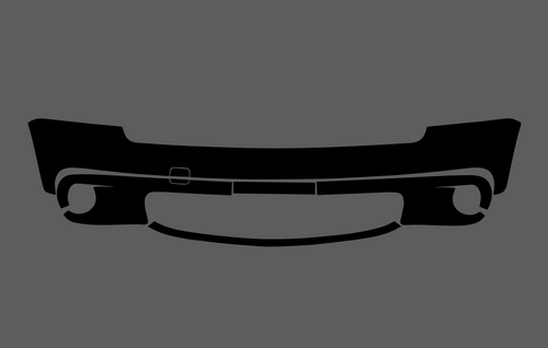 Mini Cooper S (BMW) 2007-2010, Front Bumper CLEAR Paint Protection
