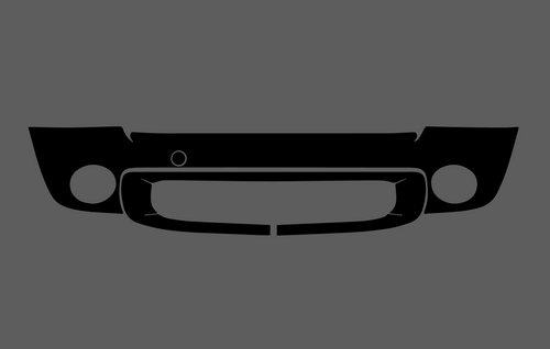 Mini Cooper S (BMW) 2011-2015 Front Bumper CLEAR Paint Protection