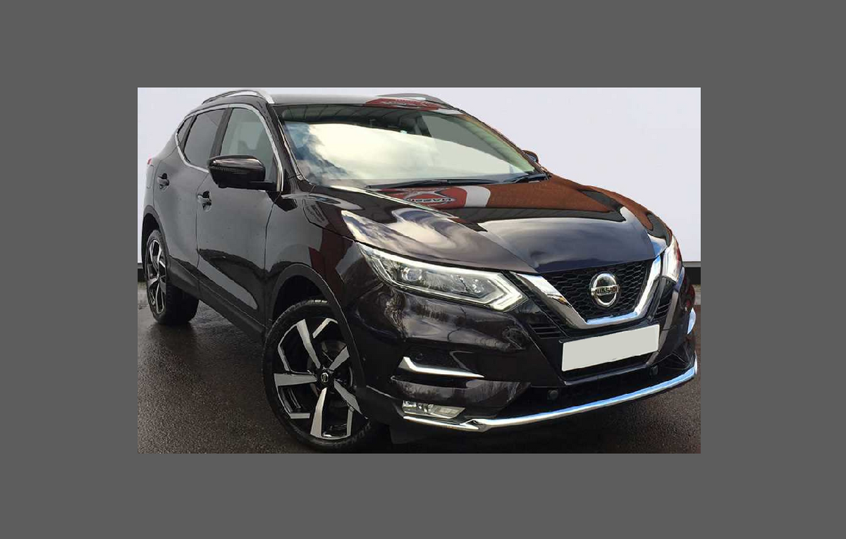 Nissan Qashqai 2020-Present, Rear Bumper Upper BLACK Paint Protection