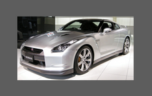 Nissan GTR (R35) 2007- Present, Rear QTR / Wing arches BLACK TEXTURED Paint Protection