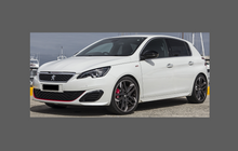 Peugeot 308 (Type MK2) 2014-, A-Pillars CLEAR Paint Protection