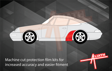 Porsche 911 C4S / Turbo (993) 1993-1998 Rear QTR / Wing BLACK TEXTURED Paint Protection CLASSIC