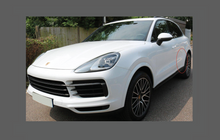 Porsche Cayenne (9YO) 2018-Present, Rear Door Arches CLEAR Paint Protection