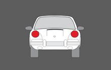 Porsche 911 Classic (1966-1989), Headlights CLEAR Stone Protection CLASSIC