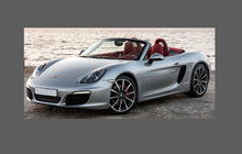 Porsche Boxster / Cayman 981 (2012-2016) Rear Sill Skirt Arch Large CLEAR Paint Protection