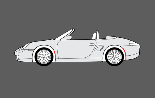 Porsche Boxster 986 1996-2004 Arch Edge CLEAR Shield