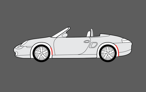 Porsche Boxster 986 1996-2004 Arch Edge CLEAR Shield