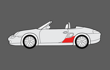 Porsche Boxster 986 1996-2004 Rear Qtr Large CLEAR Shield